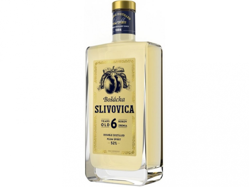 Slivovica Bošácka 6-ročná Exclusive 52% 0,7L   (6ks)