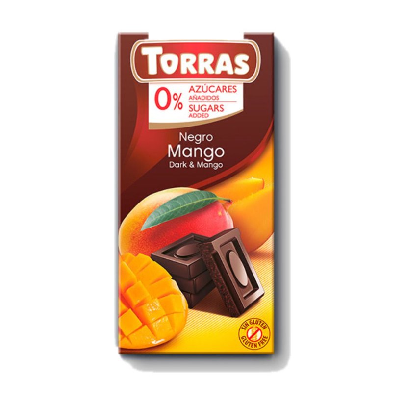 Čokoláda Torras Dia Horká Mango 75g   (10ks)